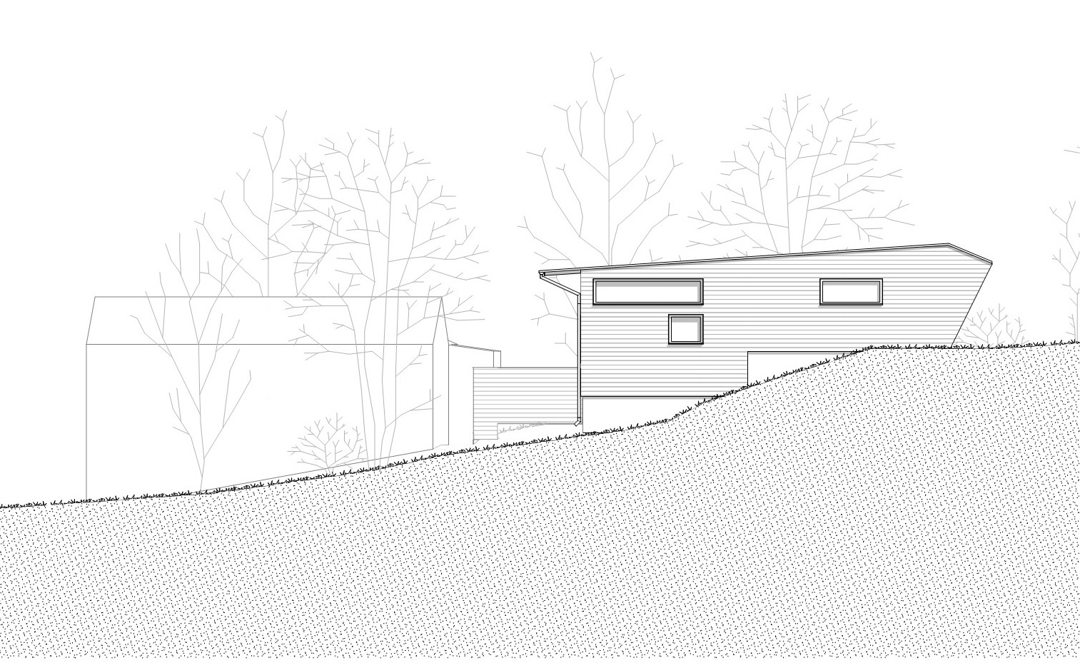 Fasade Nord anneks Balsnes